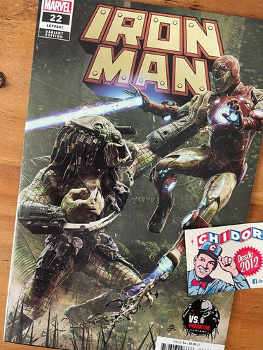 Comic - Iron Man #22 Predator Variant