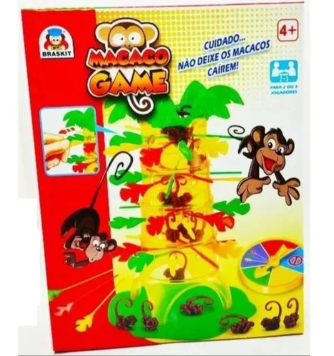 O DIVERTIDO JOGO DOS MACACOS DE BRINQUEDO QUE CAEM DA ÁRVORE