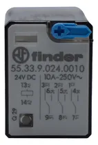 Comprar Relevador Industrial 24vcd 3p2t 10a Led Finder 553390240010