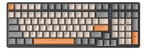 Teclado Mecánico Para Juegos De Escritorio, 100 Teclas, Ykxg