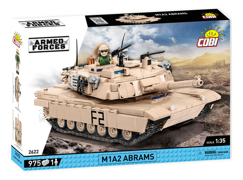 Building Block Toy Cobi Armed Forces M1a2 Abrams Tank