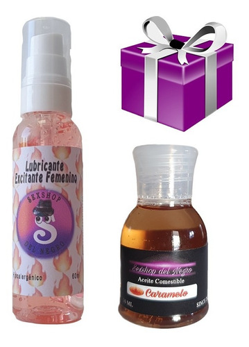 Pack Lubricante Masajes + Lubricante 60ml + Regalo + Envío