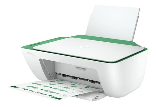 Impressora a cor HP Deskjet Ink Advantage 2376 branca e verde 100V/240V 7WQ02A