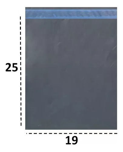 500 Envelopes De Segurança 19x25 Eco Saco Com Lacre Adesivo