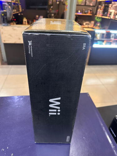 Console: Nintendo Wii Preto Na Caixa Completo ( Destravado) Preto (Usado)