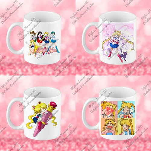 Tazas Sailor Moon Hermosos Diseños Exclusivos Detalles Envío