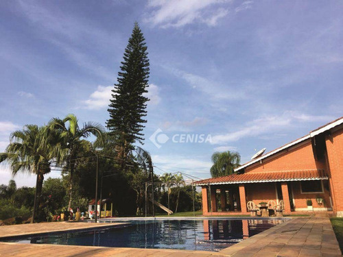 Chácara Com 5 Dormitórios À Venda, 48400 M² - Colinas Do Mosteiro De Itaici - Indaiatuba/sp - Ch0141