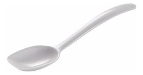 Mini Cuchara De Melamina Blanca Gourmac. Juego De 2 De Gourm