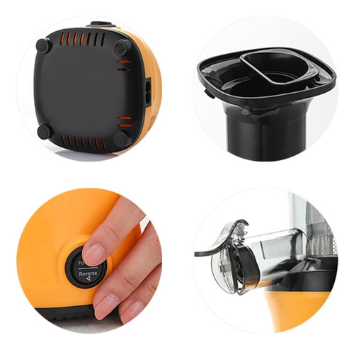 Extractor De Jugo De Prensa En Frío Fruta Recargable Fácil