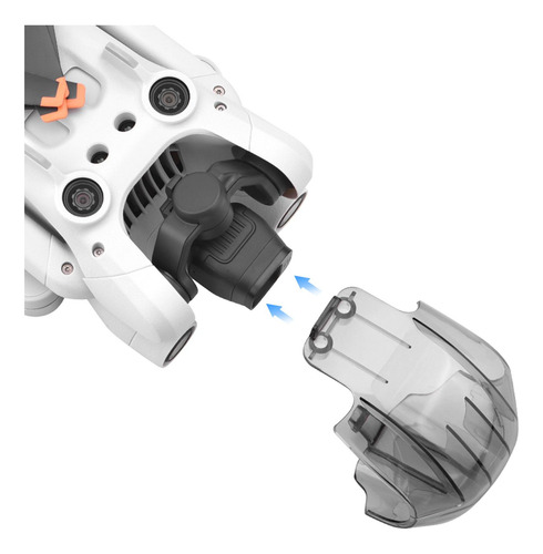 2 X 2-4pack Lente Capa Protetora Acessórios Drone 2 Peças
