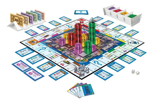 Juego De Mesa Hasbro Gaming Monopoly Builder +8 Años
