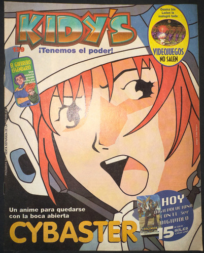 Revista Kidys #139 - Anime La República - Año 2001
