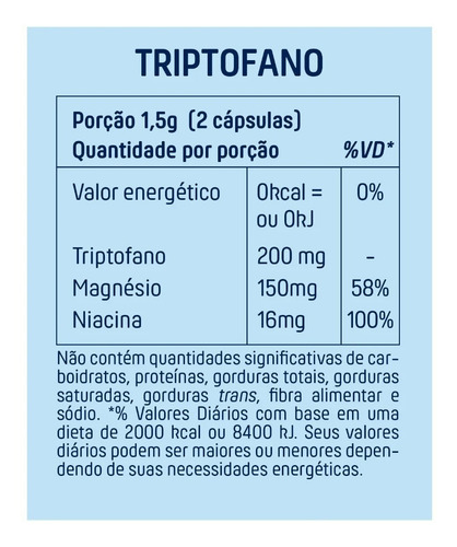 Imagem 3 de 4 de Triptofano Aminoácido Essencial Serotonina 45g 60cp Muke +mu