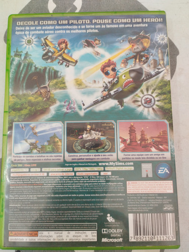 Mu Sims Sky Heroes Xbox 360 Original