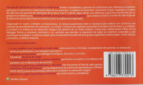 Manual De Valoración De La Salud En Enfermería - Weber, Edw