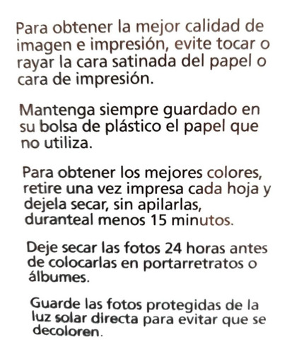 Imagen 2 de 3 de Papel Fotografico Autoadhesivo X 20 Hojas Inkjet A4 120grs