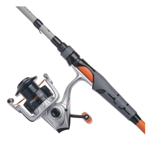 Abu Garcia Combo Carrete Giratorio Caña Pescar Max Stx