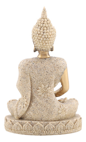 Figura Tallada En Forma De Estatua De Buda Meditando Sentado