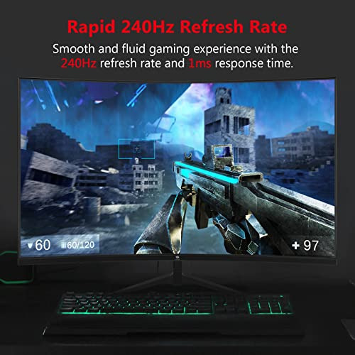 Monitor Curvo Para Juegos Z-edge Ug27p De 27 Pulgadas 16:9 1