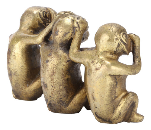 Tres Monos, Estatuas De Monos Sabios, No Oyen Mal, No Ven Ma