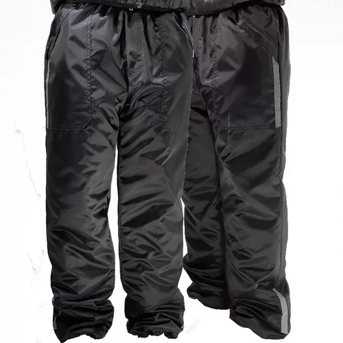 Pantalon Termico Negro C/reflectivos Moto Montaña