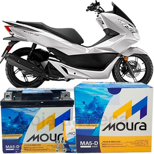 Bateria De Pcx 150 Dlx/ Sport 2013/2018 Moura Frete Grátis