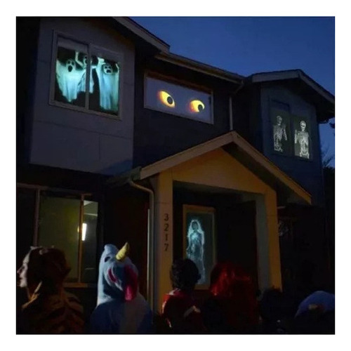 Para Proyector De Luz Holográfica De Navidad De Halloween