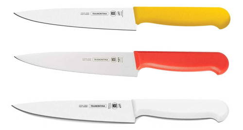 Set De Cuchillos Tramontina X3 Para Carne 6  Meat Knife