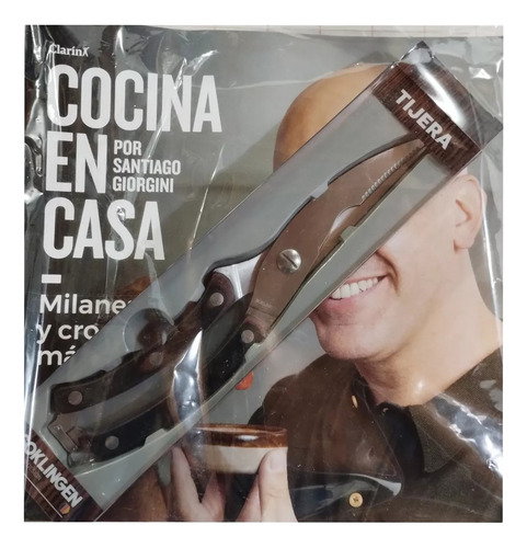 Coleccion Cuchillos + Revistas Cocina En Casa Santi Giorgini Tijera Clarín Marca Soklingen