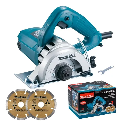 Serra Mármore 4.3/8 Pol 1.300w + 2 Discos 4100nh3zx2 Makita