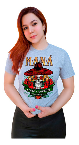 Polera Mana Cantant Mexico Lindo Y Querido Tour Oficial 2024