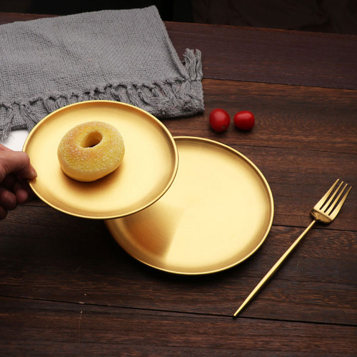 Bandeja De Acero Inoxidable Para Alimentos Y Tartas