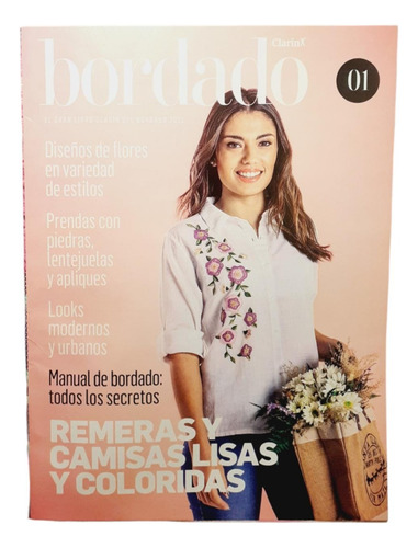 Revista Bordado Clarín N°1: Guía De Remeras Y Camisas (Usado)