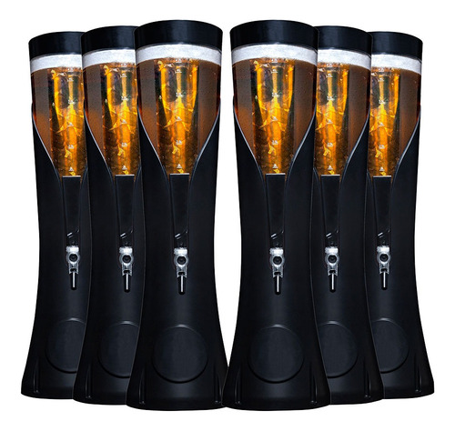 Torre Cerveza Premium 6 Pack Despachador Triton 3 Litros