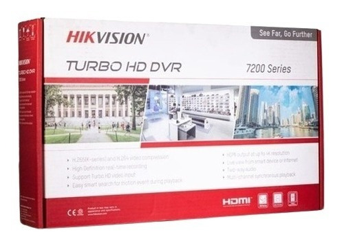 Dvr Hikvision Turbo Hd 7200 Series 8 Canales 1080p