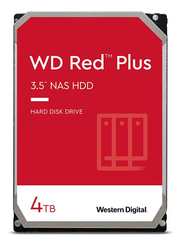 Disco Duro 4tb Western D Sata 3.5'' 5400rpm Red Nas 24/7 New
