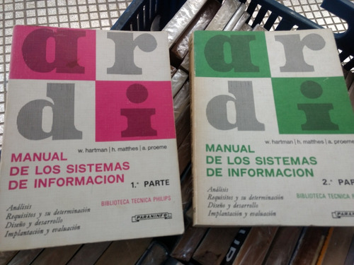 Manual De Los Sistemas De Informacion, Hartman -rf Libros 2 