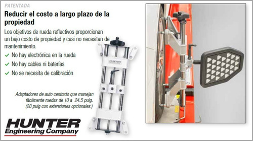 Imagen 3 de 7 de Alineadora Hunter Computarizada 3d Pa220 C/reflectores Hidef