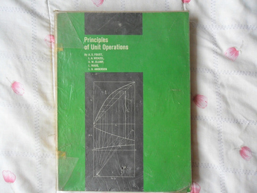 Libro Principles Of Unit Operations (principios De Operacion (Usado)