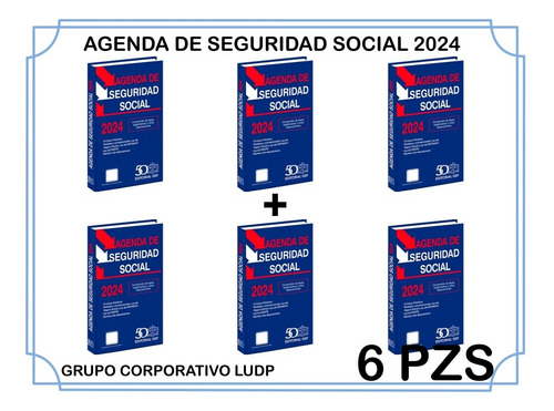 Agenda De Seguridad Social 2024 (6 Piezas)