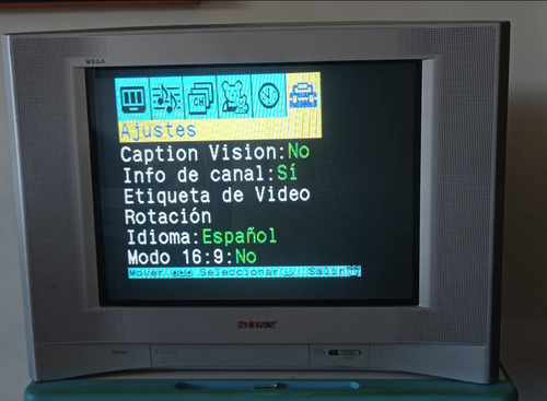 Televisor Sony Trinitron 21 Crt (culón) C/conversor Av/hdmi (Usado)