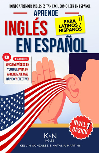 Libro: Aprende Inglés En Español - Básico Nivel 1 - Para Lat