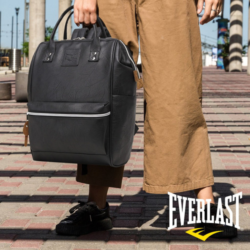 Imagen 6 de 8 de Cartera Mochila Everlast Original Mujer Anti-robo Urbana