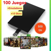 Comprar Disco Duro 500gb  Xbox 360 Rgh 110 Juegos+5 Emuladores+skins