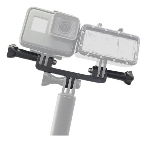 Base Doble 3 Pzas Compatible Gopro Eken Sjcam Action Cam