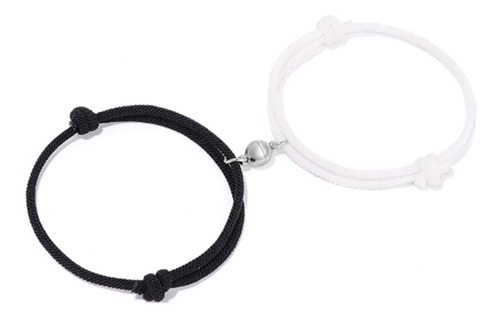 2 Pulseiras Imã Magnéticas Atração Casal/amizade/namoro Comprimento 15 cm Diâmetro 1 cm