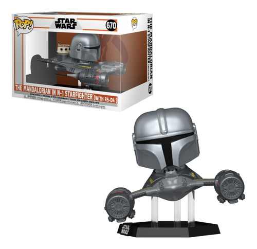 Funko Pop! Rides - The Mandalorian In N-1 Starfighter #670