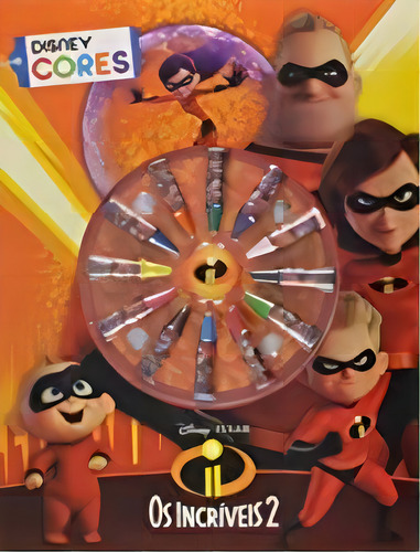 Disney Cores - Os Incríveis 2, De Vários. Editora Dcl, Capa Mole Em Português