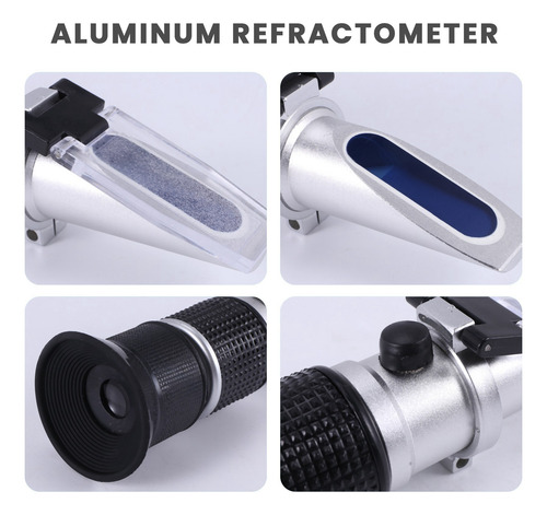 Refractómetro: Refractómetro 0-90% Brix, Nivel De Azúcar -fs