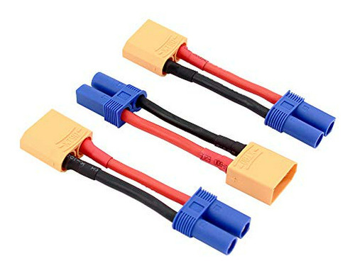 3pcs Hembra Ec5 A Xt90 - Xt-90 Cable Adaptador De Conector M